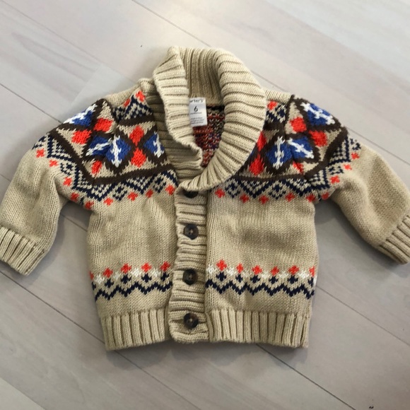 Knit button downs. 3-6 M and 6M - Picture 3 of 3